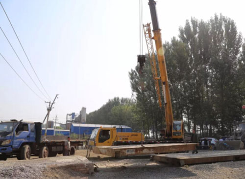 地磅拆除現(xiàn)場(chǎng)